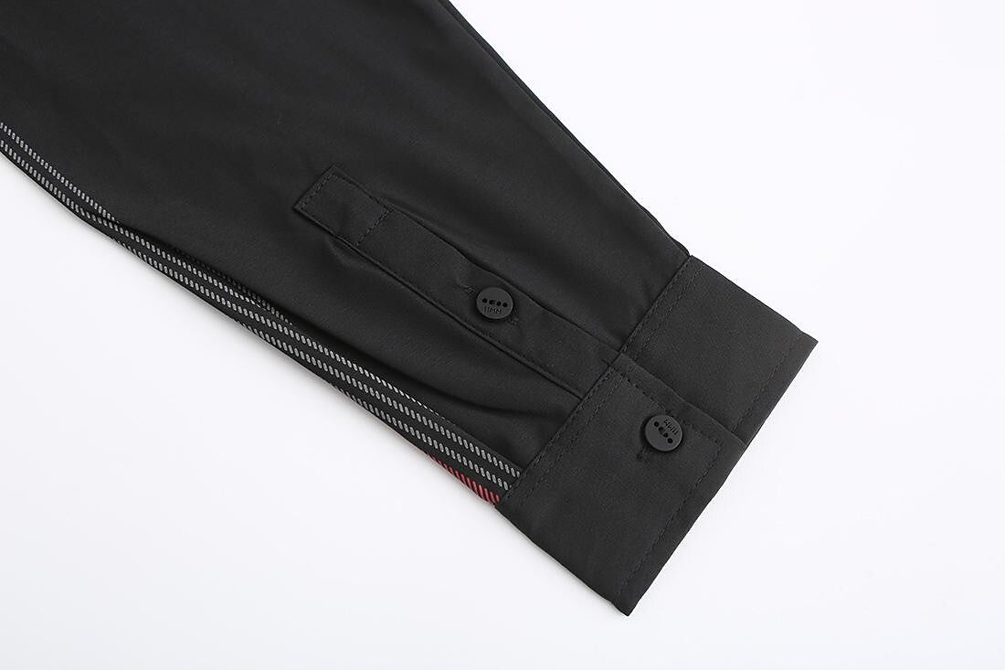 Pull tricoté homme slim patchwork fausse coupe deux pièces