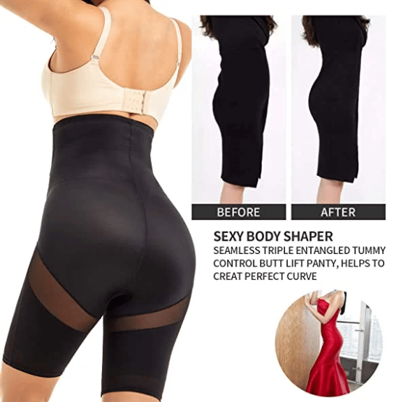 Nouveau Shaper Taille Haute Compression Croisée Abdominaux et Fessiers